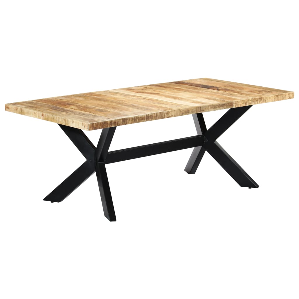 vidaXL Dining Table 200x100x75 cm Solid Mango Wood