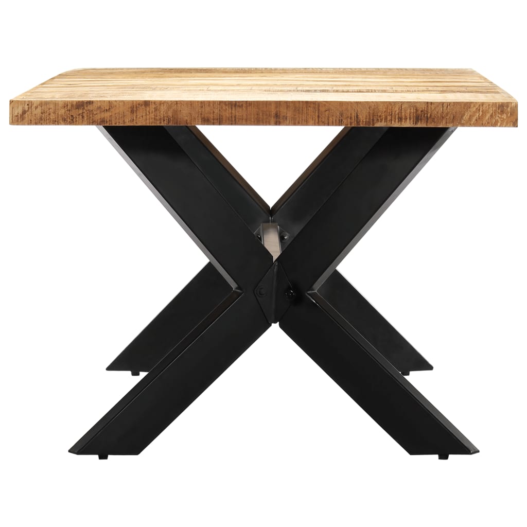 vidaXL Dining Table 200x100x75 cm Solid Mango Wood