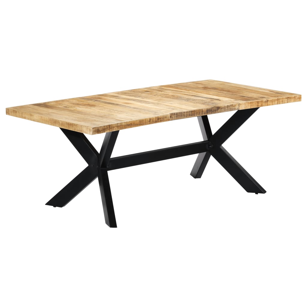 vidaXL Dining Table 200x100x75 cm Solid Mango Wood