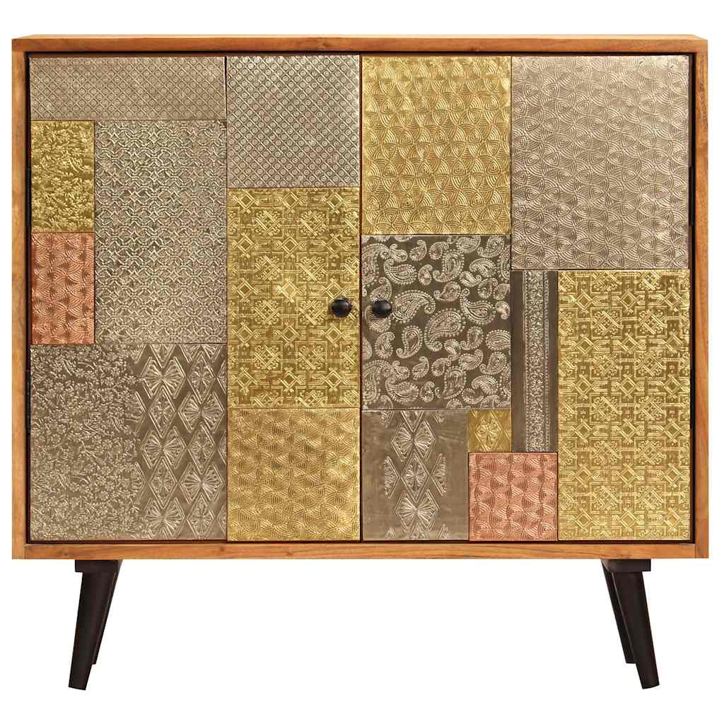 247683 vidaXL Sideboard 80x30x75 cm Solid Acacia Wood