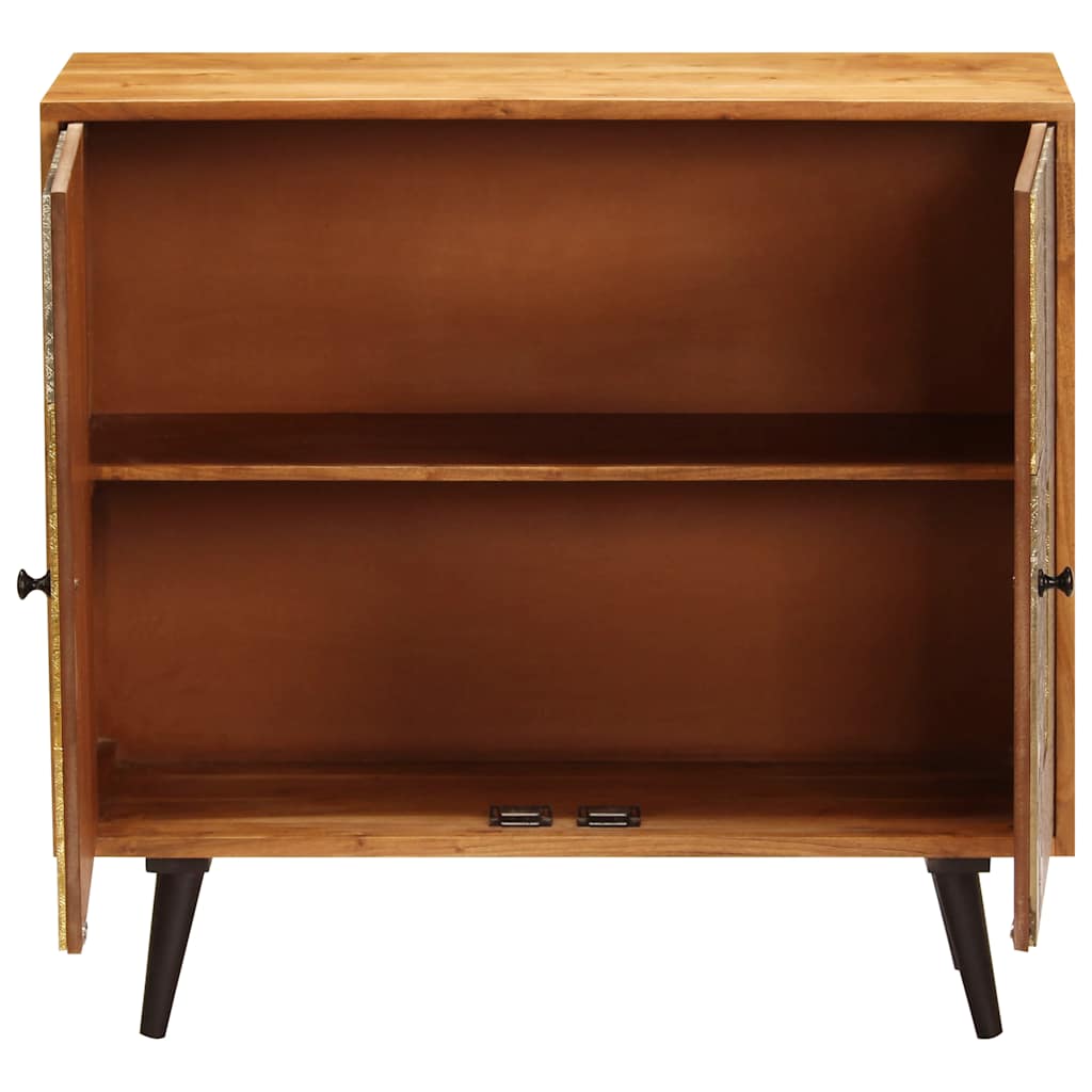 247683 vidaXL Sideboard 80x30x75 cm Solid Acacia Wood