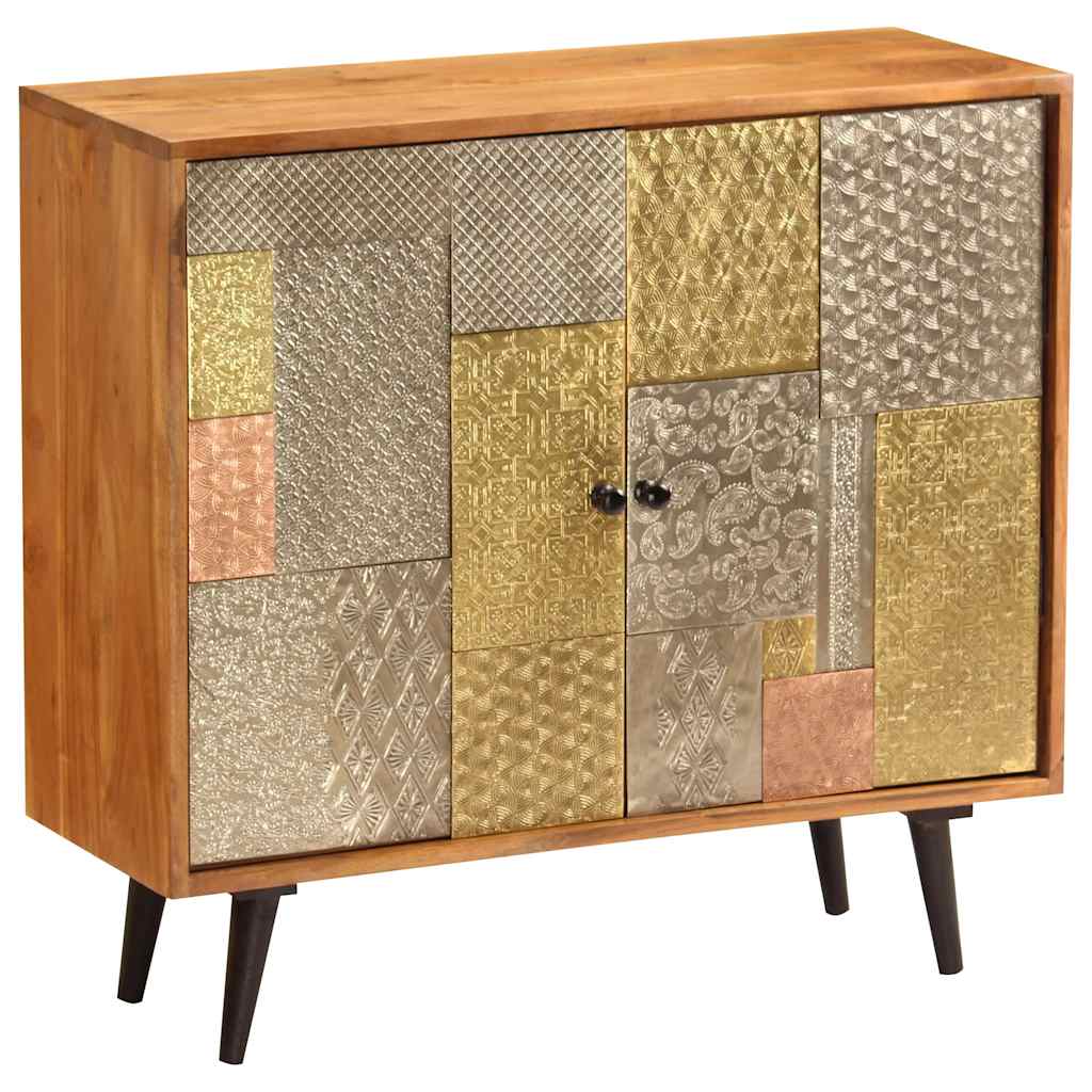 247683 vidaXL Sideboard 80x30x75 cm Solid Acacia Wood