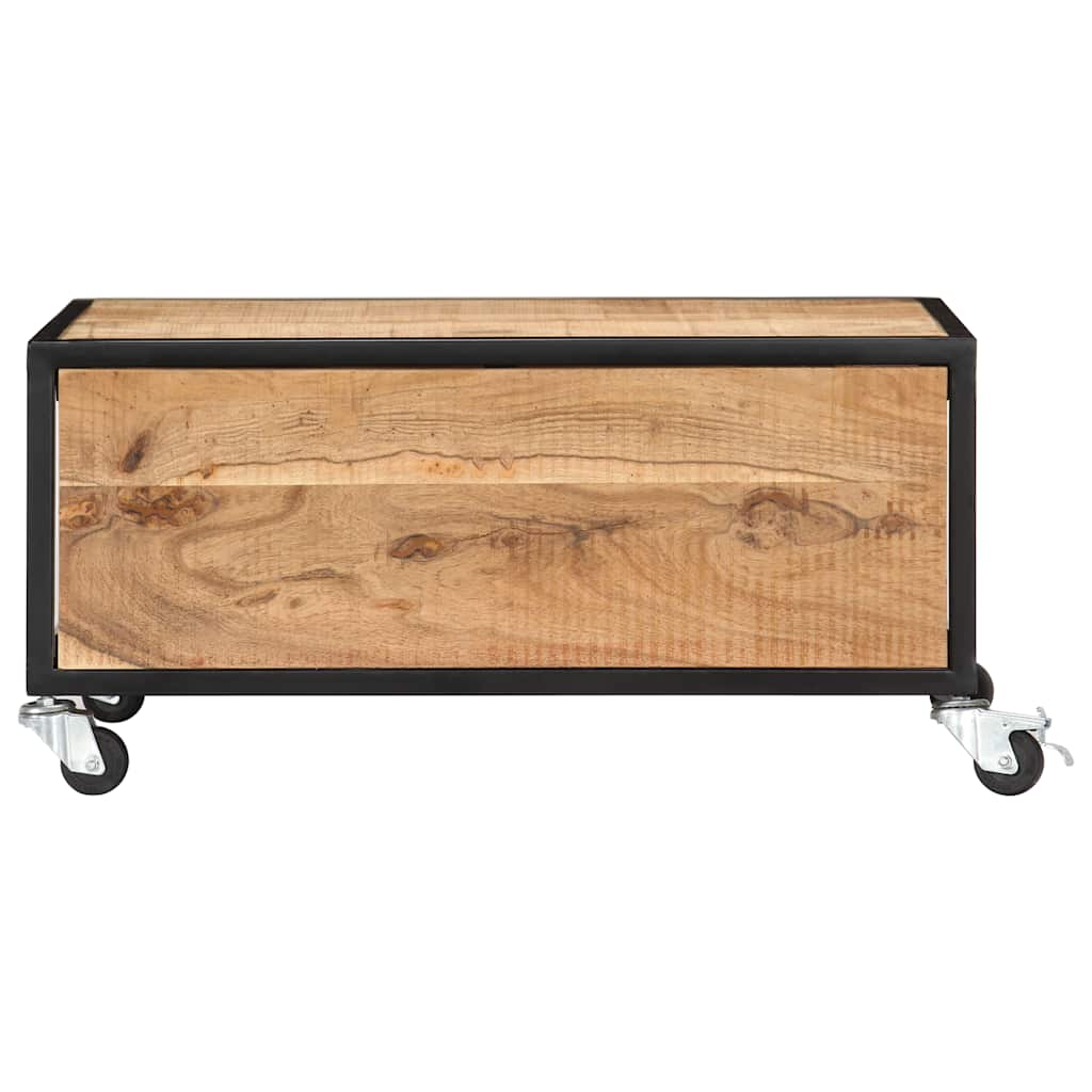 247684 vidaXL Coffee Table 70x70x32 cm Solid Acacia Wood