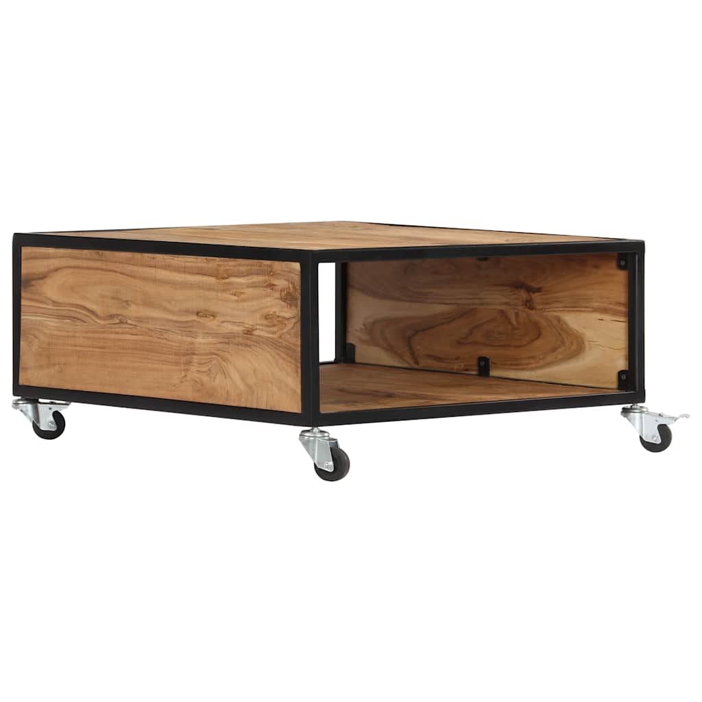247684 vidaXL Coffee Table 70x70x32 cm Solid Acacia Wood