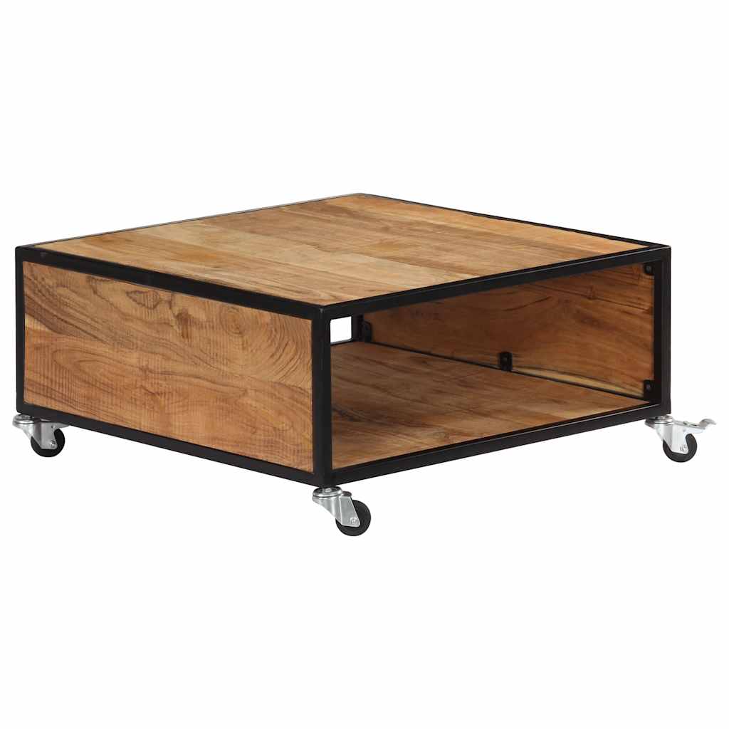 247684 vidaXL Coffee Table 70x70x32 cm Solid Acacia Wood
