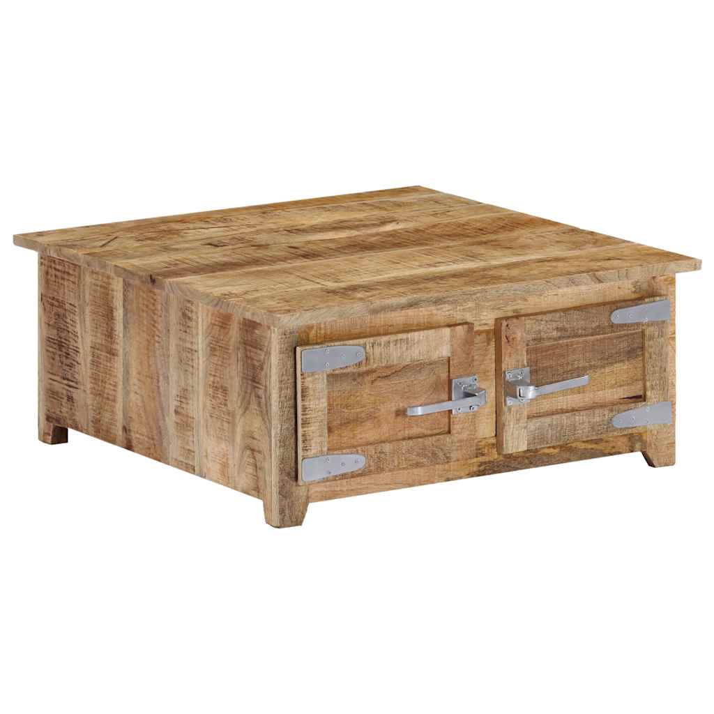 247693 vidaXL Coffee Table 70x70x30 cm Solid Mango Wood