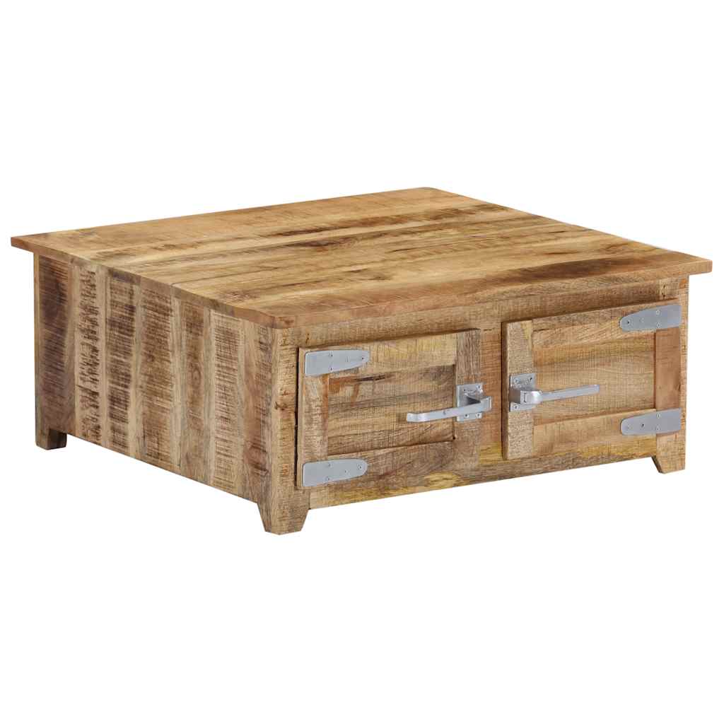 247693 vidaXL Coffee Table 70x70x30 cm Solid Mango Wood