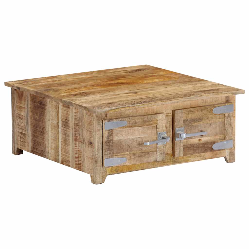 247693 vidaXL Coffee Table 70x70x30 cm Solid Mango Wood