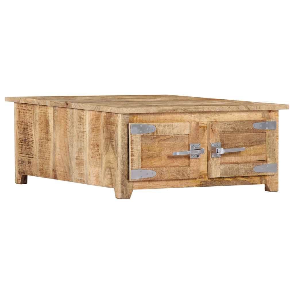 247693 vidaXL Coffee Table 70x70x30 cm Solid Mango Wood