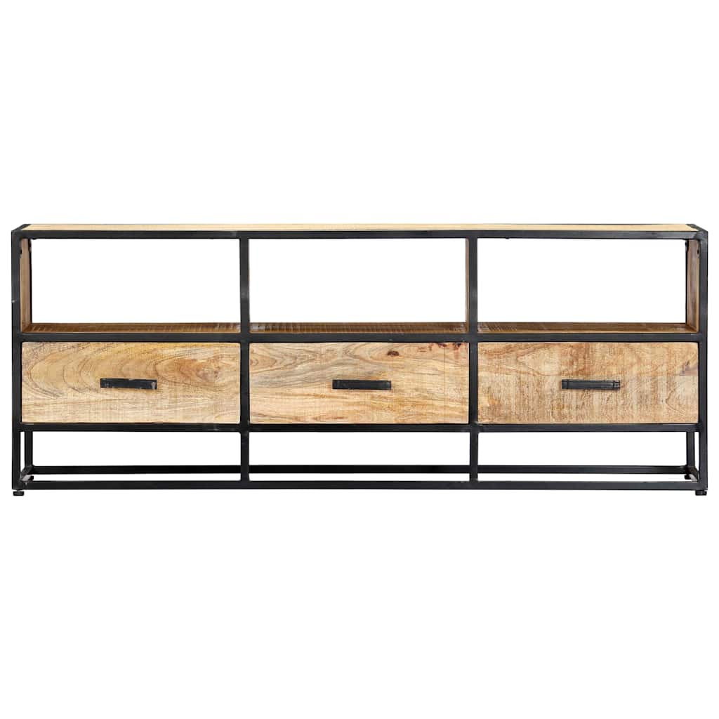 247742 vidaXL TV Cabinet 120x30x45 cm Solid Mango Wood