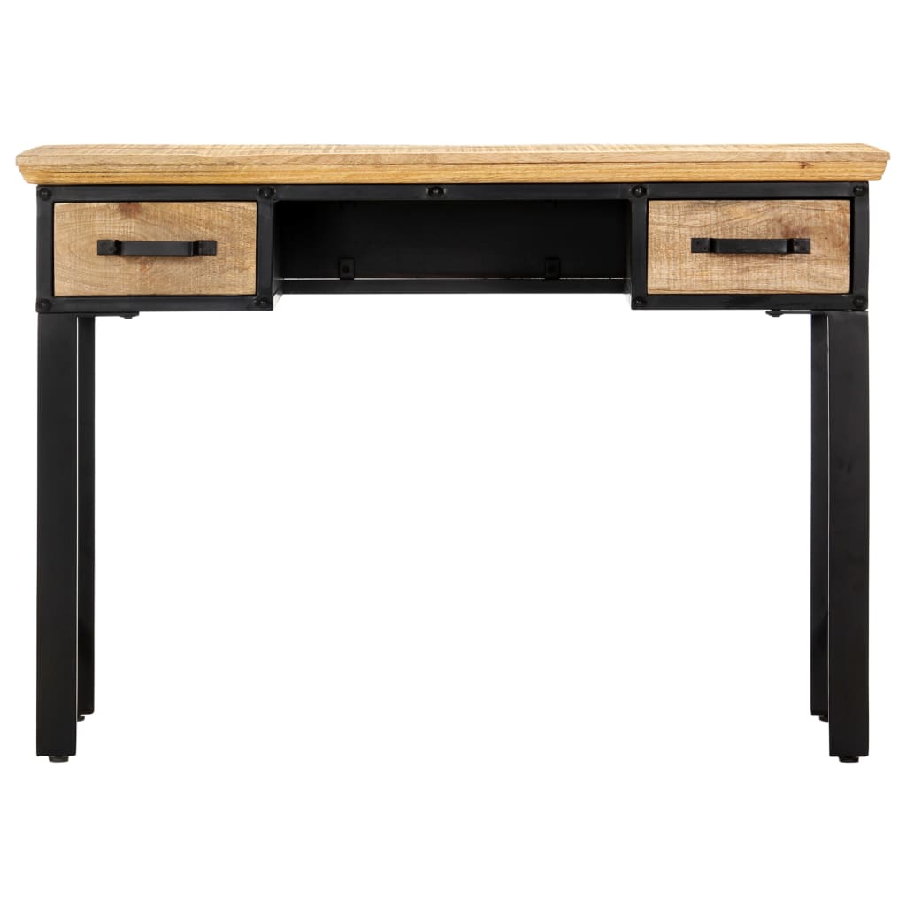 vidaXL Writing Table 110x50x76 cm Solid Mango Wood