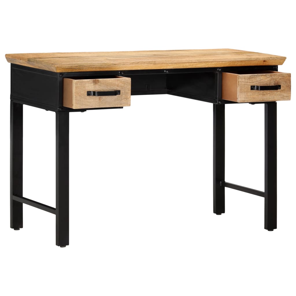 vidaXL Writing Table 110x50x76 cm Solid Mango Wood