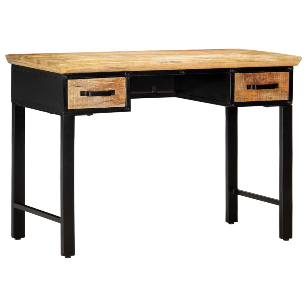 vidaXL Writing Table 110x50x76 cm Solid Mango Wood