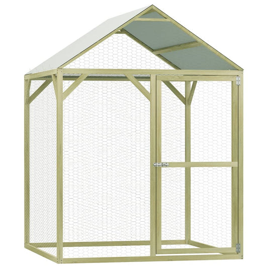 vidaXL Chicken Cage 1.5x1.5x2 m Steel