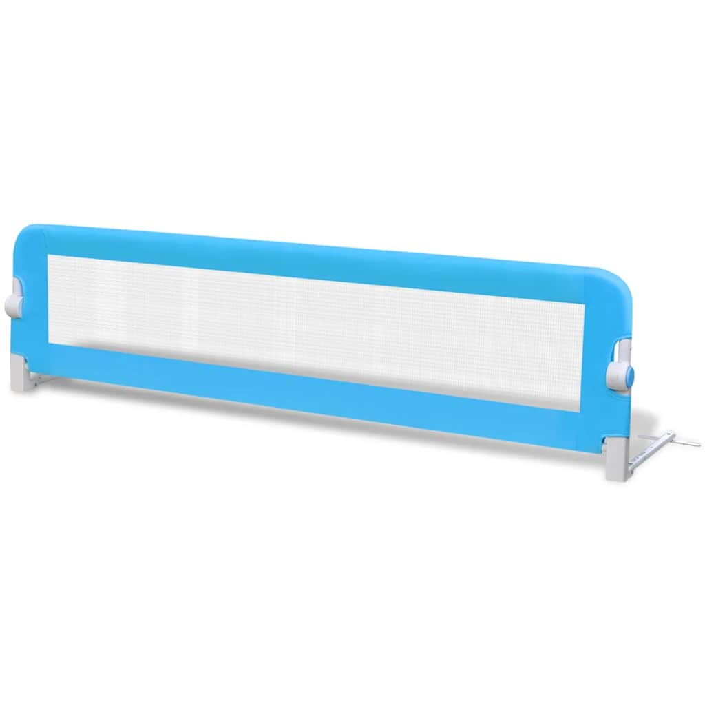 vidaXL Toddler Safety Bed Rail 2 pcs Blue 150x42 cm