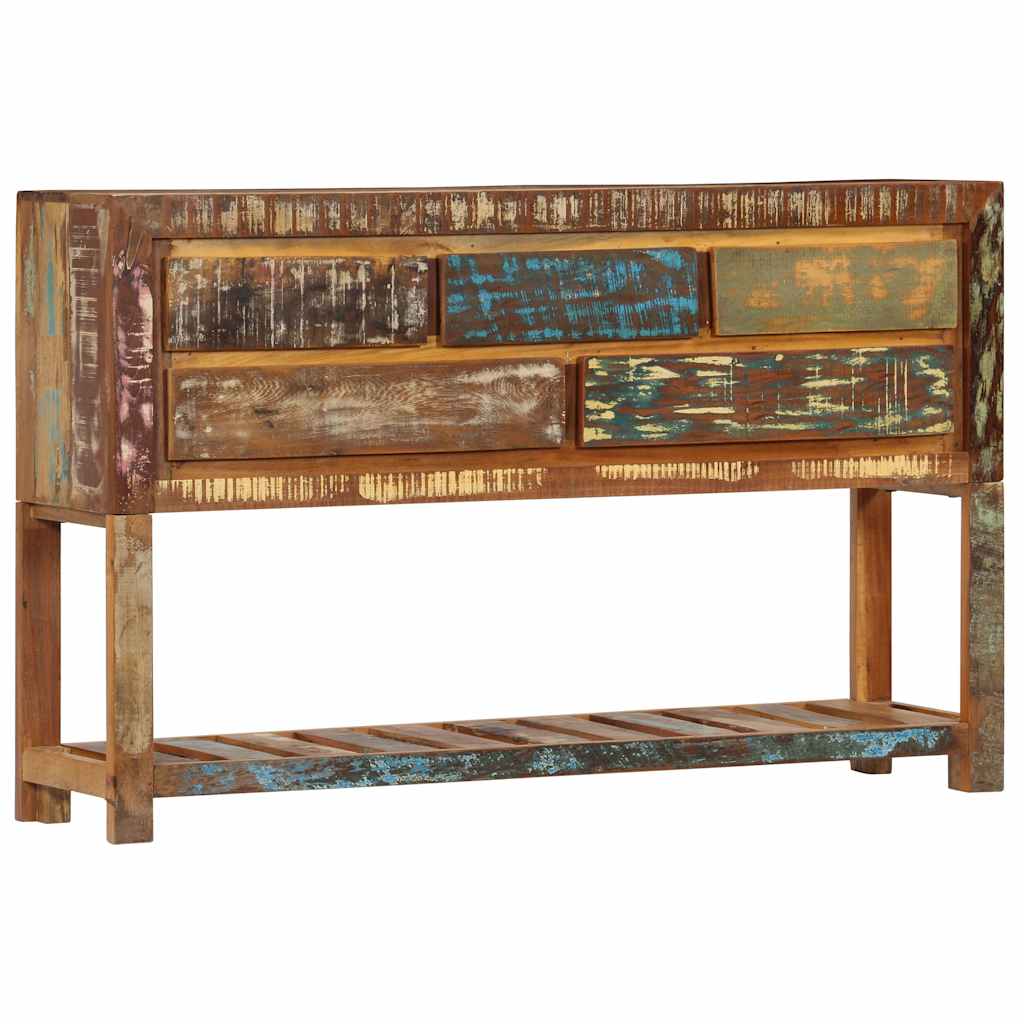247478 vidaXL Sideboard 120x30x75 cm Solid Reclaimed Wood