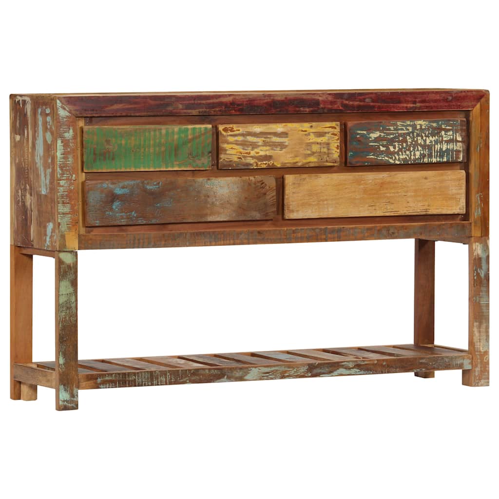 247478 vidaXL Sideboard 120x30x75 cm Solid Reclaimed Wood