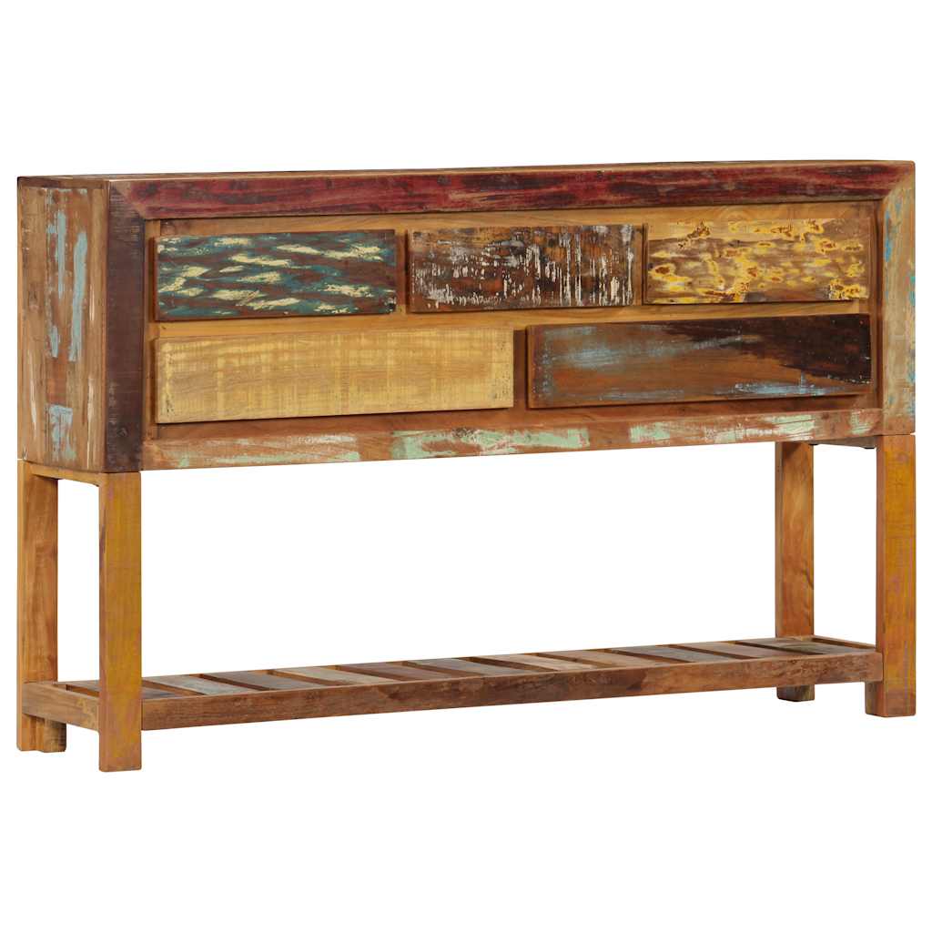 247478 vidaXL Sideboard 120x30x75 cm Solid Reclaimed Wood