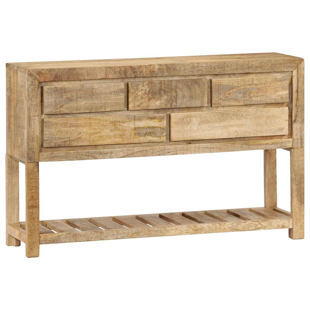 247479 vidaXL Sideboard 120x30x75 cm Solid Mango Wood