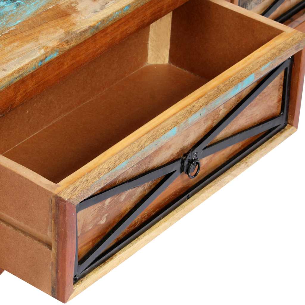 247855 vidaXL TV Cabinet 120x30x40 cm Solid Reclaimed Wood