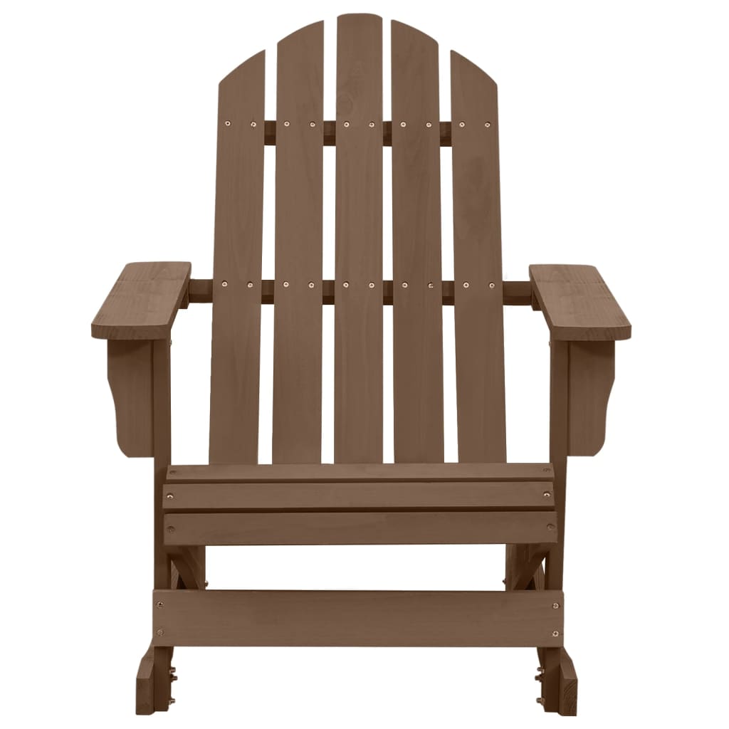 Garden Rocking Chair | Natural Brown | Hardwood, Pinewood | Medium