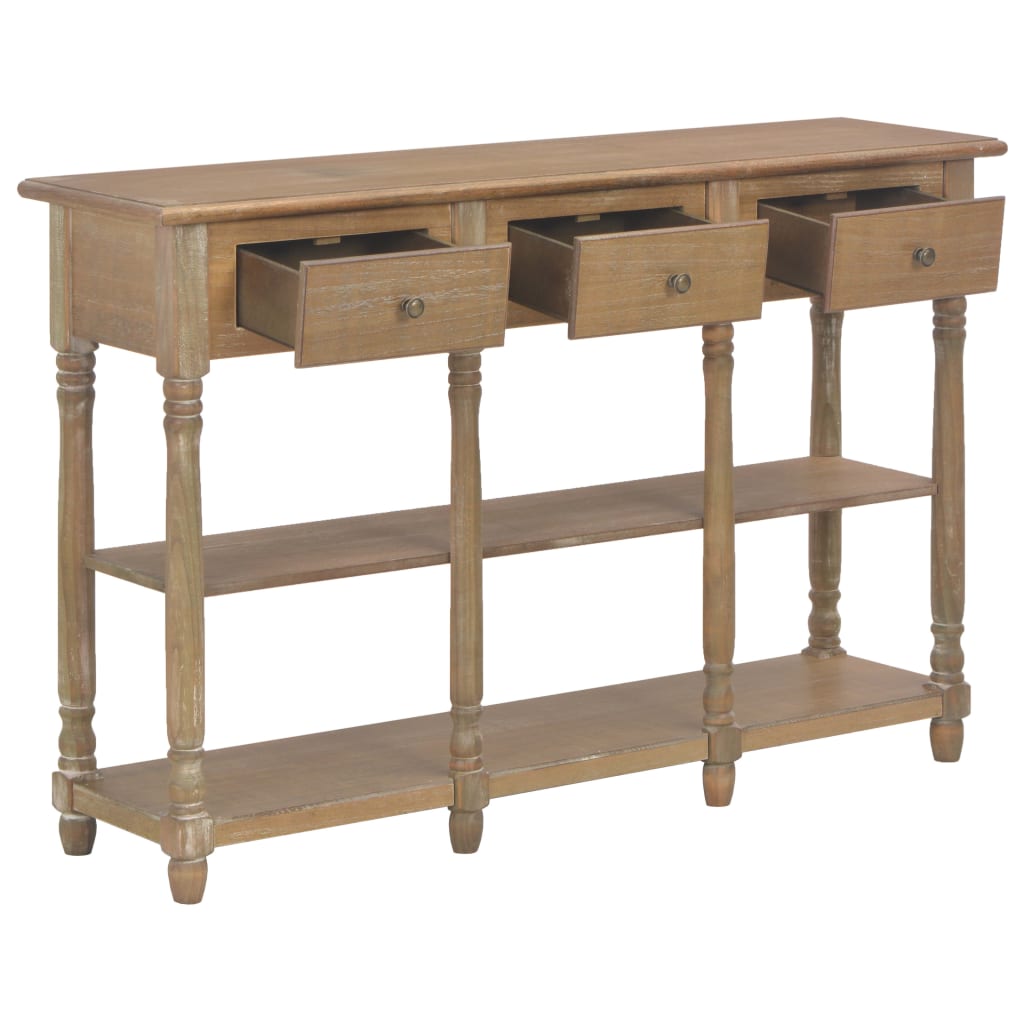 vidaXL Console Table 120x30x76 cm MDF