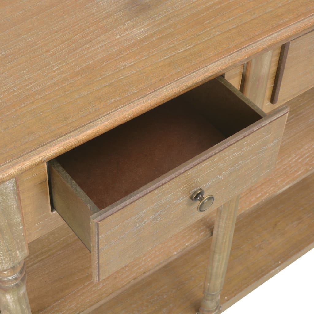 vidaXL Console Table 120x30x76 cm MDF