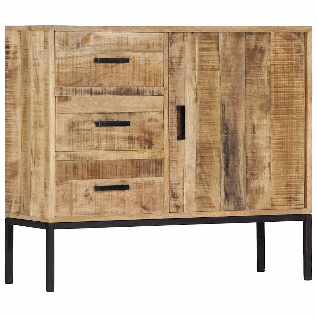 247969 vidaXL Sideboard 88x30x71 cm Solid Mango Wood