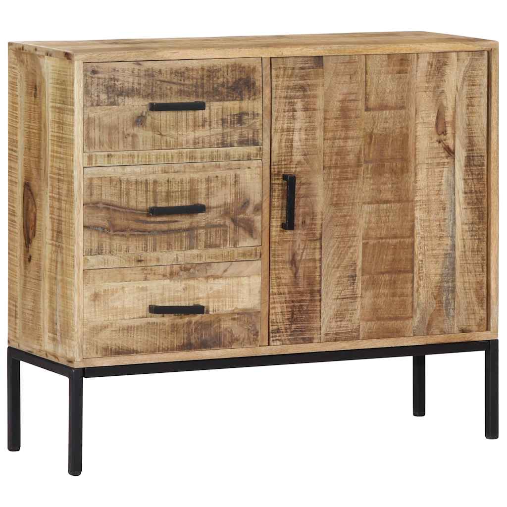 247969 vidaXL Sideboard 88x30x71 cm Solid Mango Wood