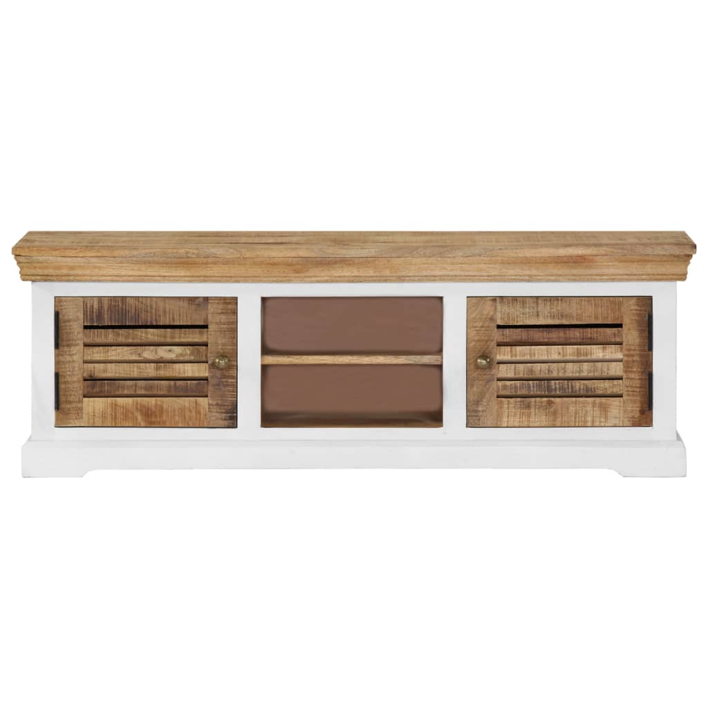 vidaXL TV Cabinet 118x30x40 cm Solid Mango Wood