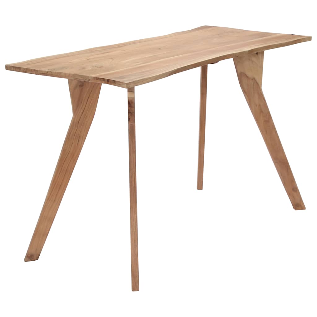 247978 vidaXL Dining Table 120x58x76 cm Solid Acacia Wood