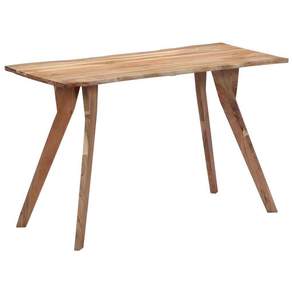 247978 vidaXL Dining Table 120x58x76 cm Solid Acacia Wood