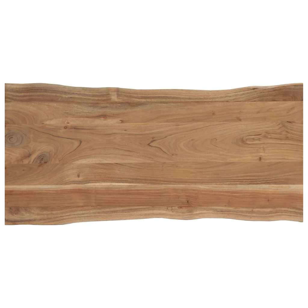 247978 vidaXL Dining Table 120x58x76 cm Solid Acacia Wood