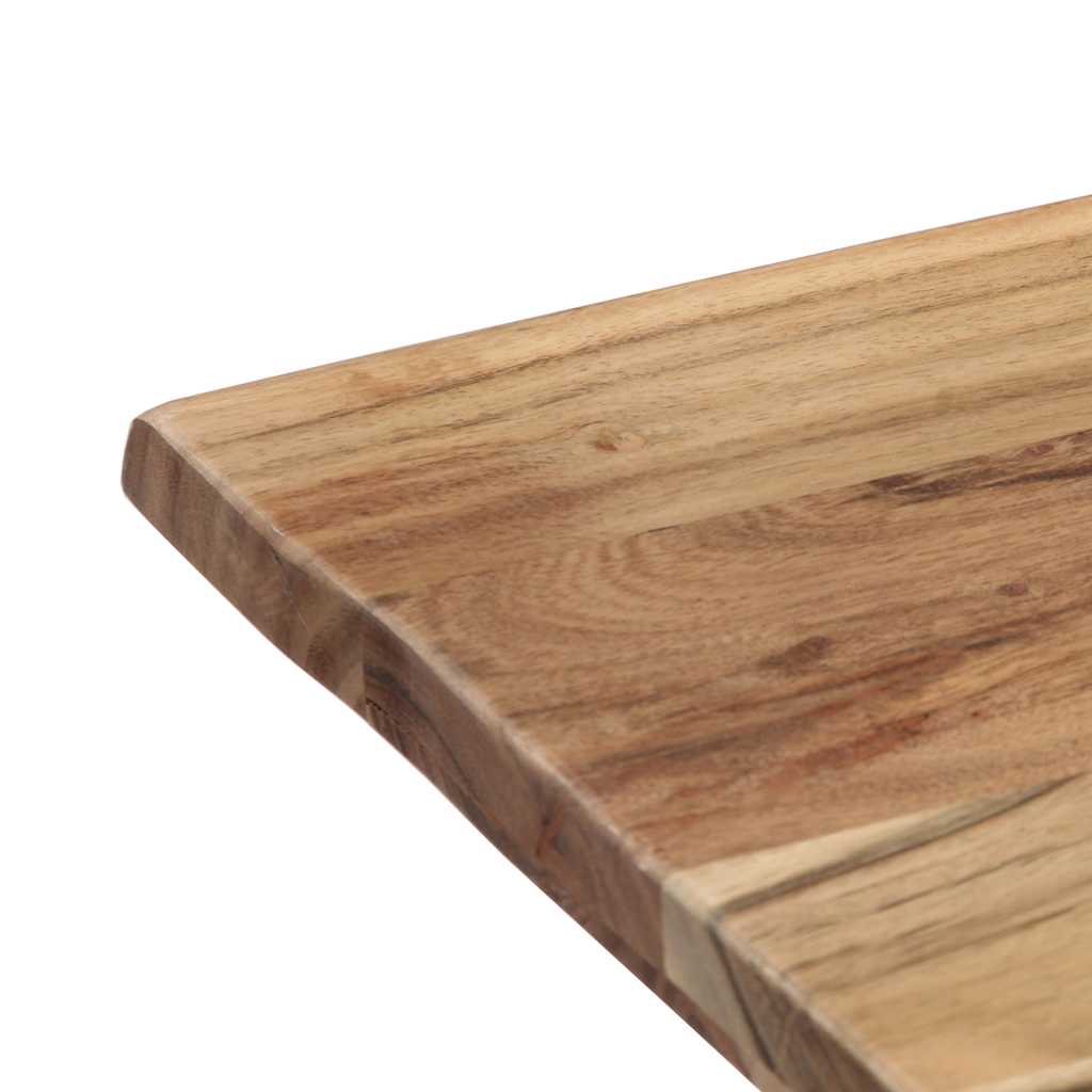 247978 vidaXL Dining Table 120x58x76 cm Solid Acacia Wood