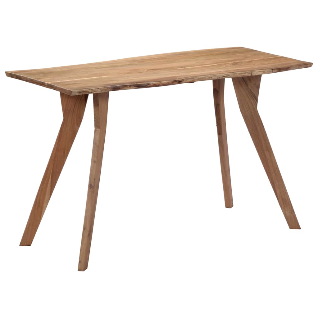 247978 vidaXL Dining Table 120x58x76 cm Solid Acacia Wood
