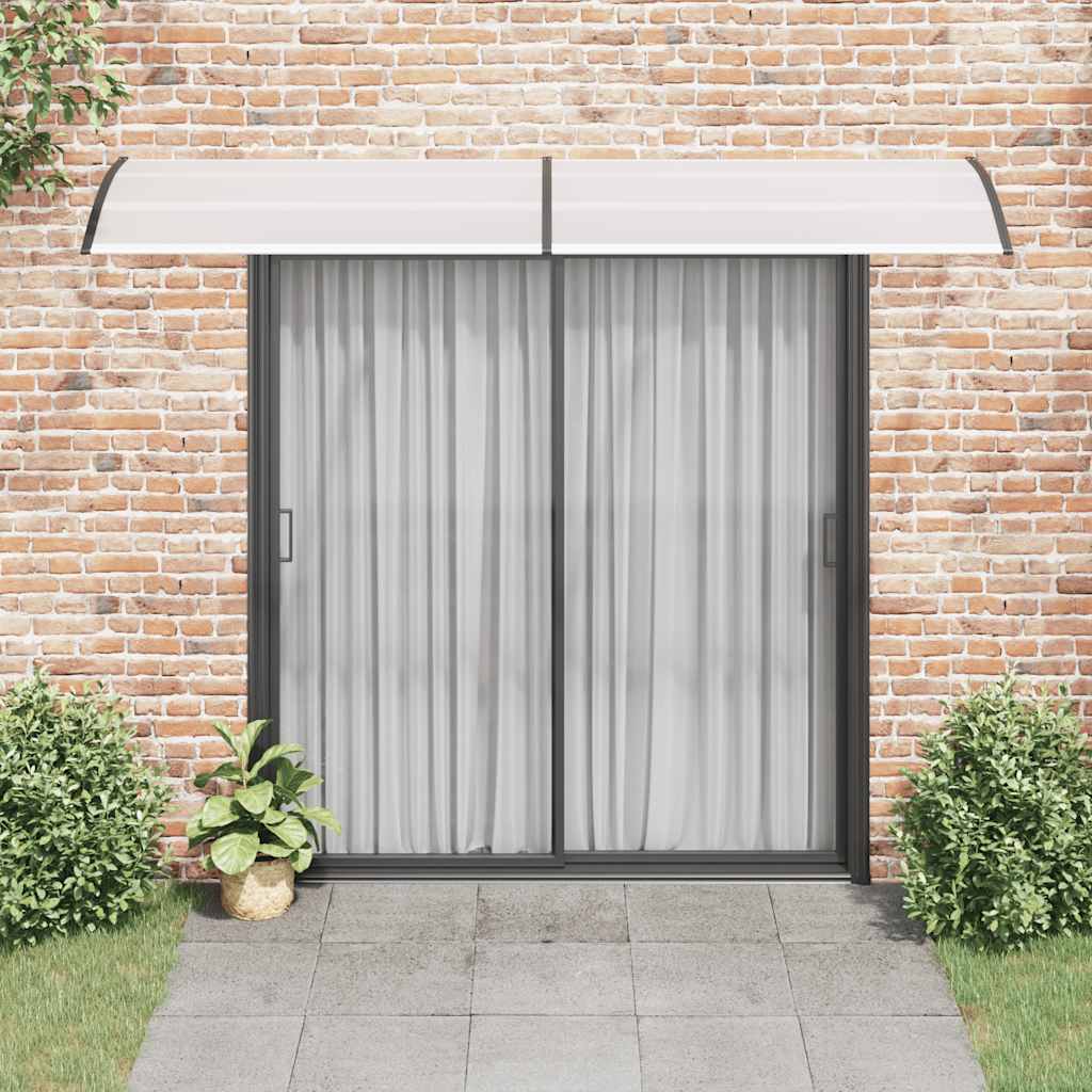 Door Canopy | Black and Transparent