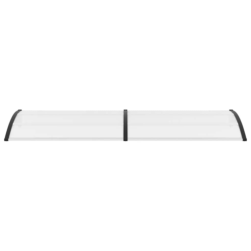 Door Canopy | Black and Transparent