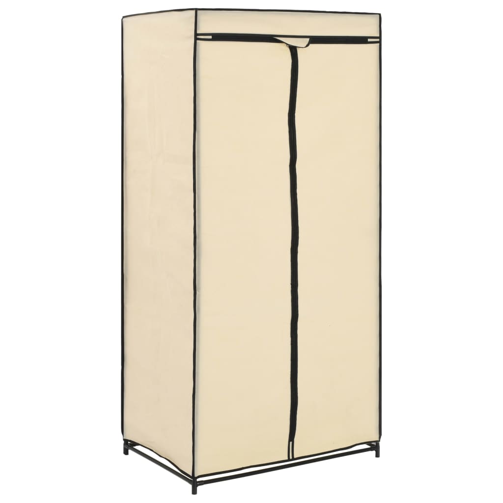 vidaXL Wardrobe Cream 75x50x160 cm