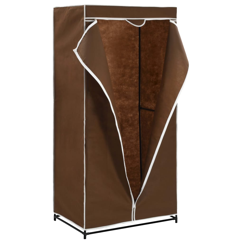 vidaXL Wardrobes 2 pcs Brown 75x50x160 cm