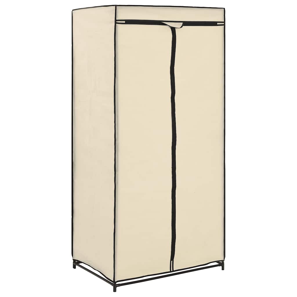 Wardrobes 2 pcs Cream 75x50x160 cm