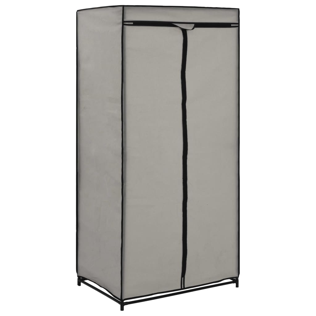 vidaXL Wardrobes 2 pcs Grey 75x50x160 cm