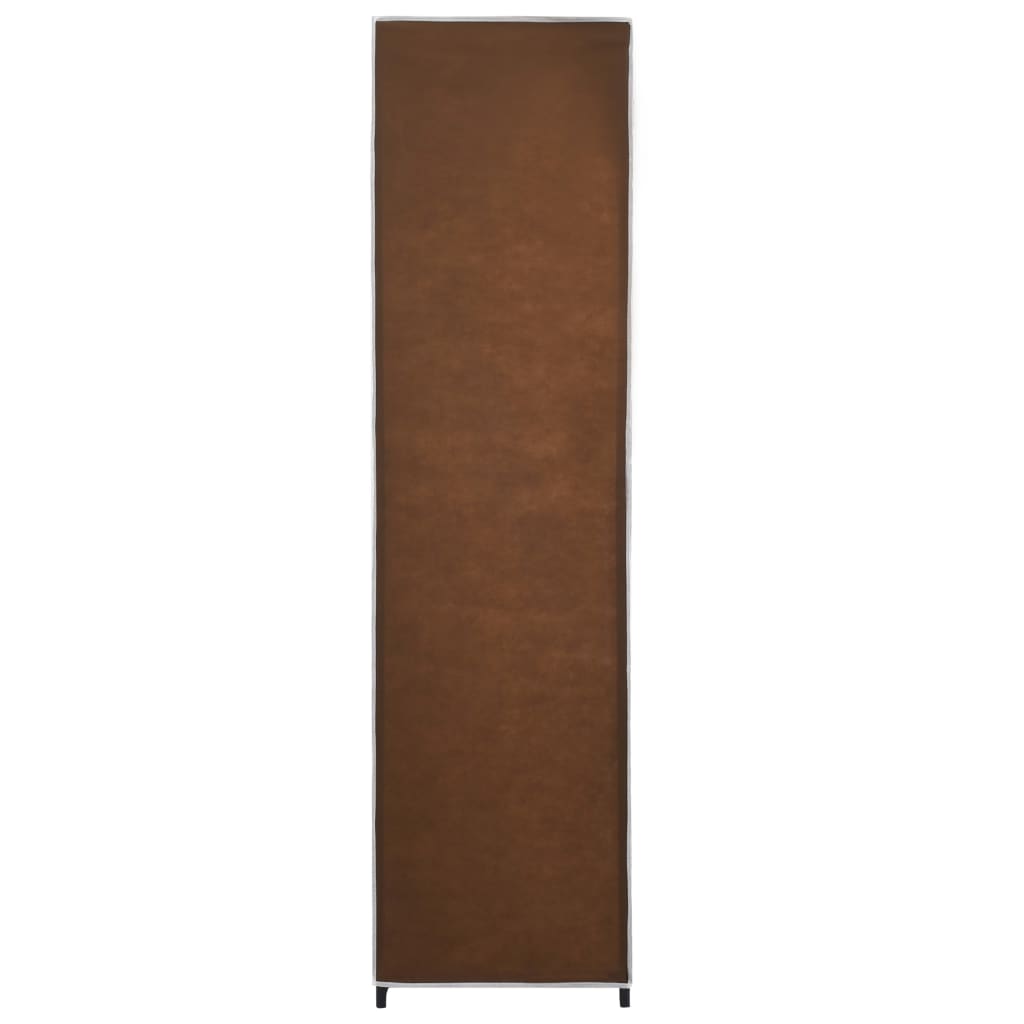 vidaXL Wardrobe with 4 Compartments Brown 175x45x170 cm