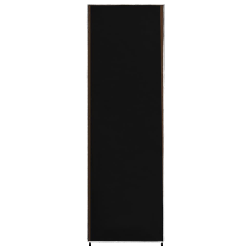 vidaXL Wardrobe Black 87x49x159 cm Fabric