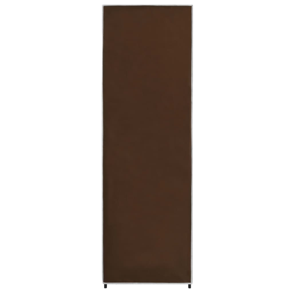 vidaXL Wardrobe Brown 87x49x159 cm Fabric