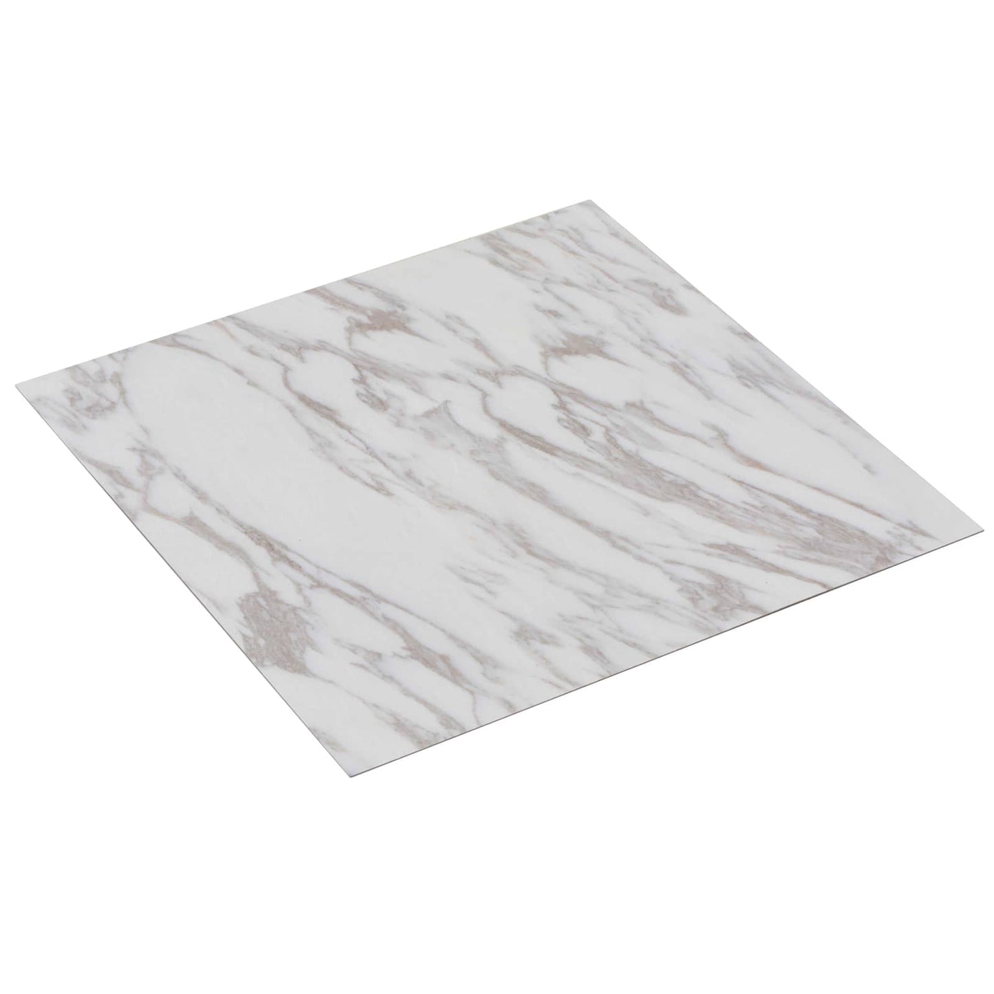Flooring Planks 5.11 m² 55 pcs PVC White Marble