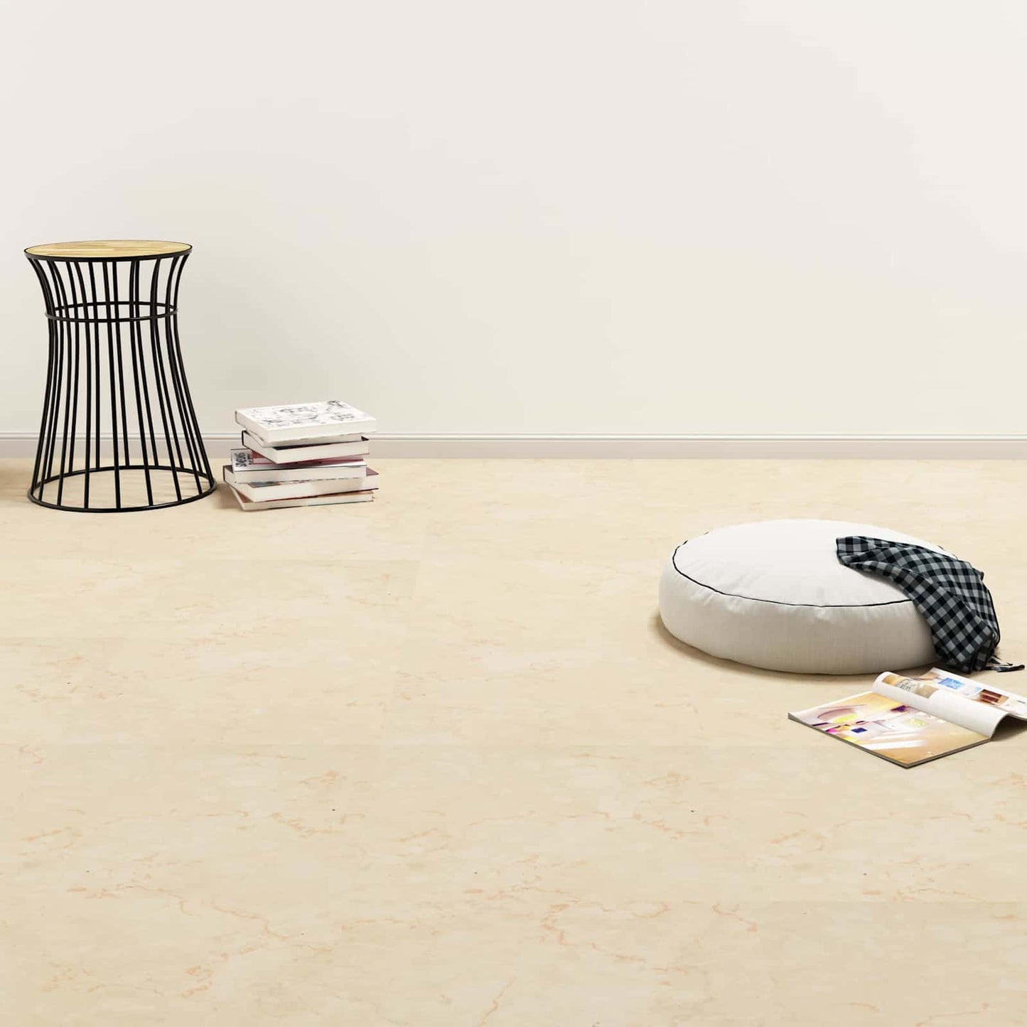 Flooring Planks 5.11 m² 55 pcs PVC Dark Beige