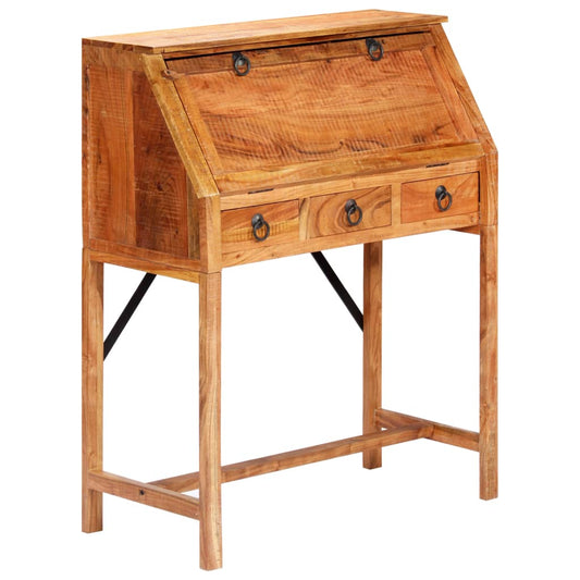 vidaXL Writing Desk 90x40x107cm Solid Acacia Wood