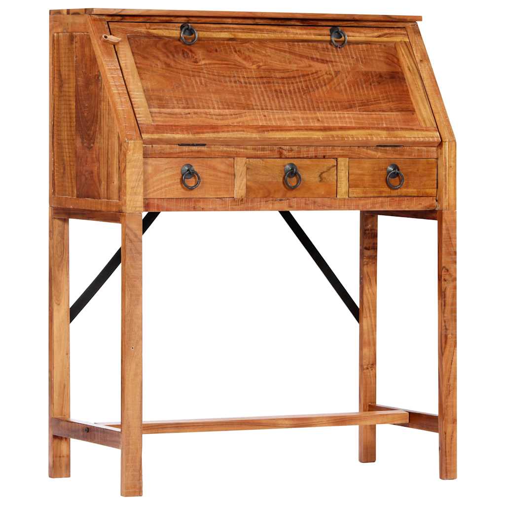 248098 vidaXL Writing Desk 90x40x107cm Solid Acacia Wood