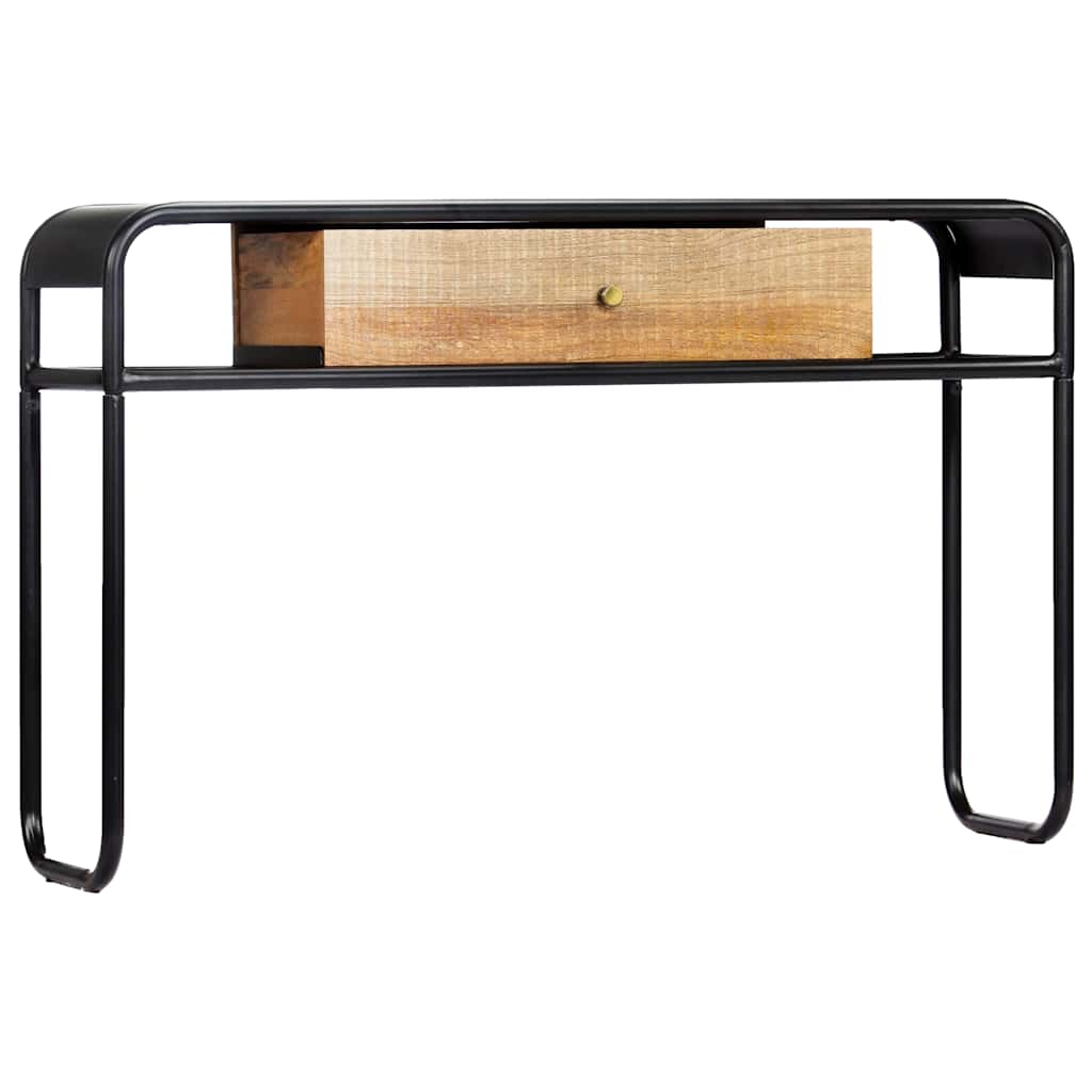 248102 vidaXL Console Table 118x30x75 cm Solid Mango Wood