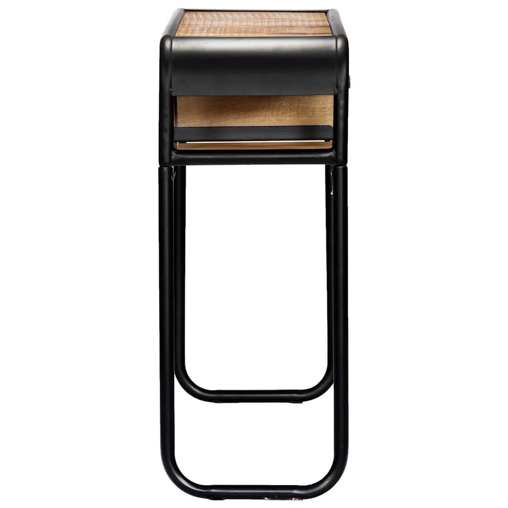 248102 vidaXL Console Table 118x30x75 cm Solid Mango Wood